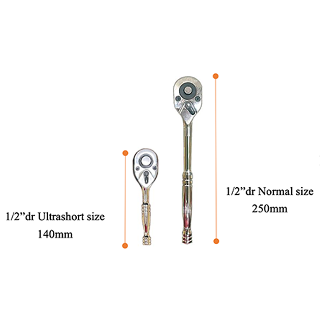 Ultrashort Ratchet Handle